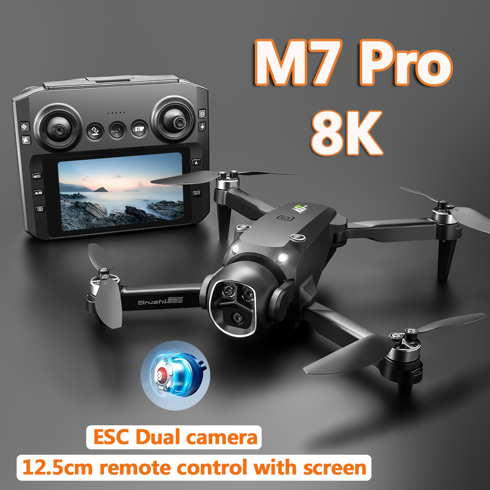 M7 الطائرة بدون طيار فرش السيا - مراجعة Drone Gimbal 2 Axis وسعره
