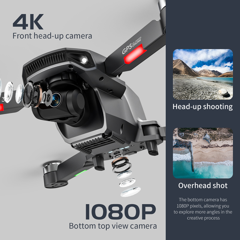 L106 Pro 3 طائرة بدون طيار 5G  - مراجعة Drone Gimbal 3 Axis وسعره