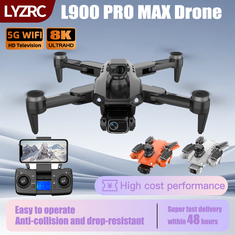 LYZRC L900 PRO MAX تجنب العوائ - مراجعة Drone Gimbal 2 Axis وسعره